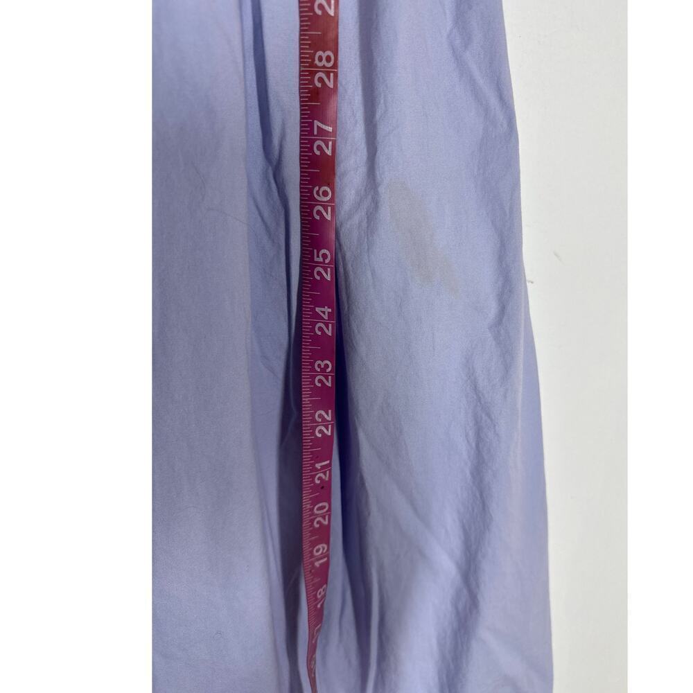 Saunders Poplin Dress Sleeveless One Shoulder Pleated Maxi A-Line Light Purple 8 - Picture 4 of 8